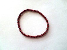 Collier perles bois - collier, de