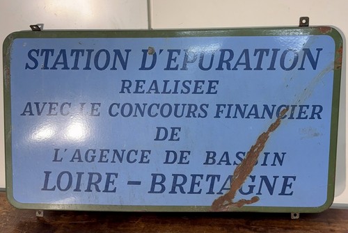 Plaque émaillée milieu - , xxeme