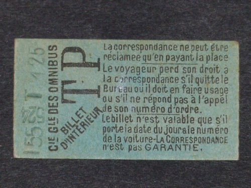 Collections ticket ancien - [collections],