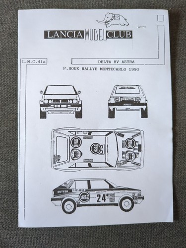Decal lancia delta - decal,
