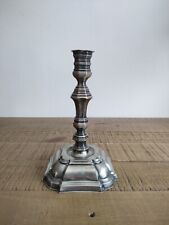 Bougeoir Danois En Métal Argenté - Vintage - Danemark  - Art Déco 