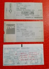 lot 3 tickets billets places