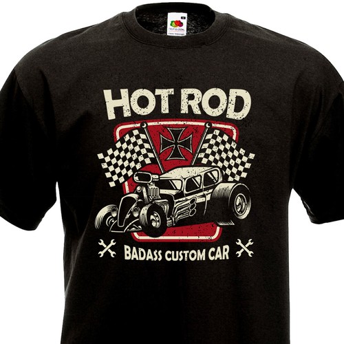 Shirt hot rod - rod,