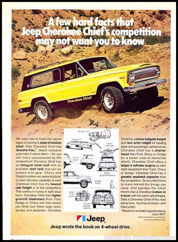 1978 jeep cherokee - jeep, chief