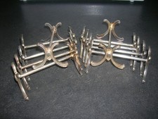 lot de 10 porte couteaux couverts en metal argenté de chez cailar bayard