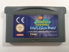 SPONGEBOB (BOB L EPONGE) SQUAREPANTS LIGHTS CAMERA PANTS NINTENDO GAMEBOY ADVANC