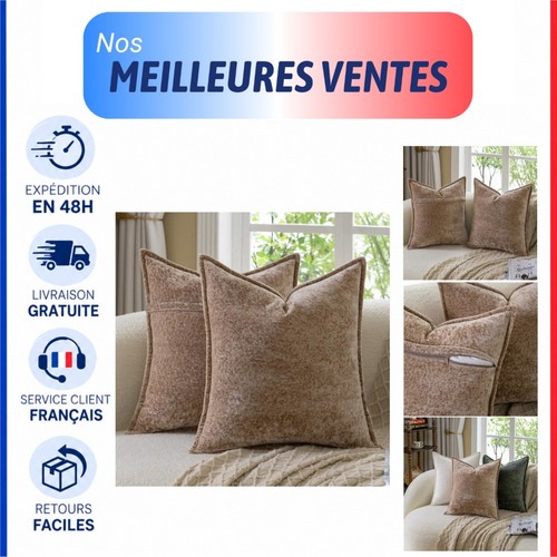 Madizz housses coussin lot - housses, de