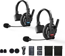 SYNCO XTALK XPRO2 Wireless Intercom Headset 2.4GHz Communication System 2 Pcs