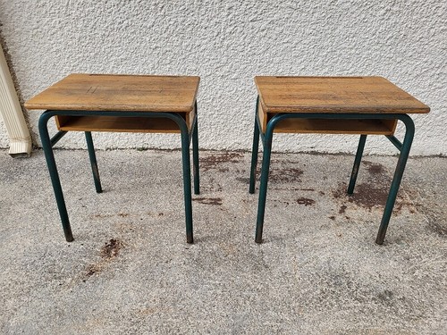 Paire bureaux pupitres - de,