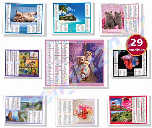 Calendrier poste 2027 - poste,