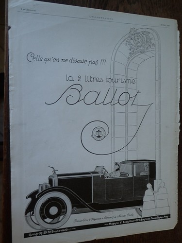 Ballot voiture litres - ballot,