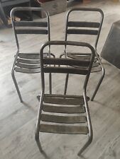 Lot de 3 chaises Tolix