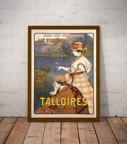 Poster affiche plm - plm, talloires
