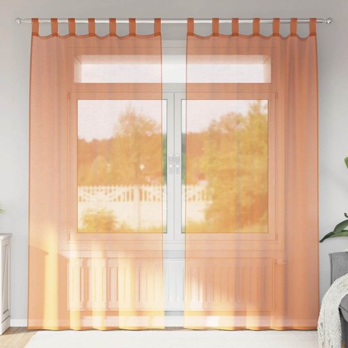 Rideaux voile avec boucles - voile,