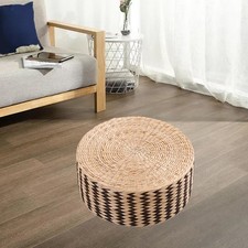 Coussin de sol de style japonais Tatami Tapis tissé de paille coussin de