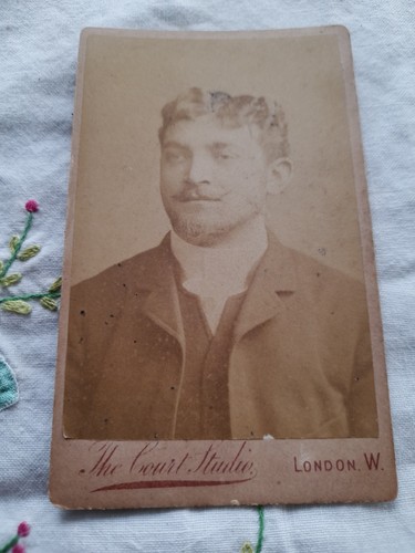 Cdv portrait homme the court - portrait,