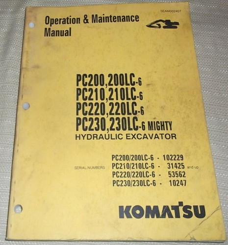 Komatsu pc200 pc210 pc220 - komatsu,