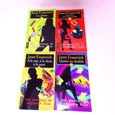 Janet Evanovich Lot 4 Livres Quatre ou Double/La Prime Français French Pocket PB