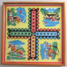 Ancien plateau Jeu de dadas +