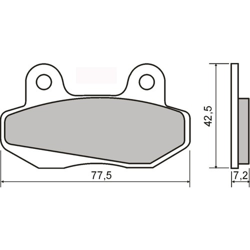 Paire plaquette frein sachs - frein,