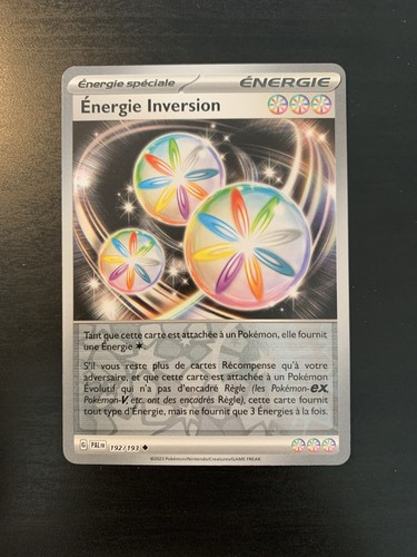 Carte pokémon reverse energie - carte,