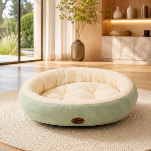 Panier chat douillet ovale