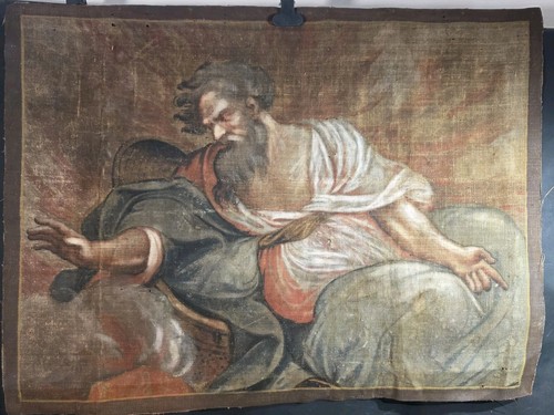 Tableau ancien huile époque - tableau,