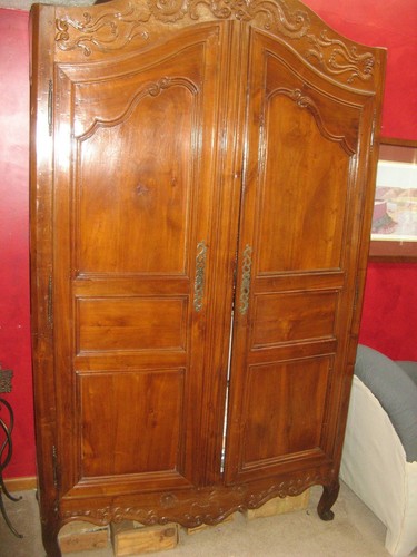 Antique cherry french - antique, armoire