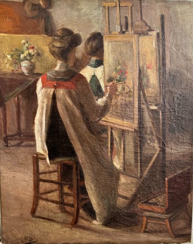 Ecole européenne vers 1900 - ecole,