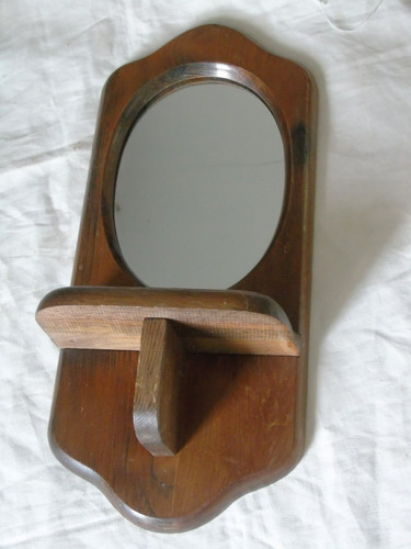 Joli petit miroir ovale - , mural