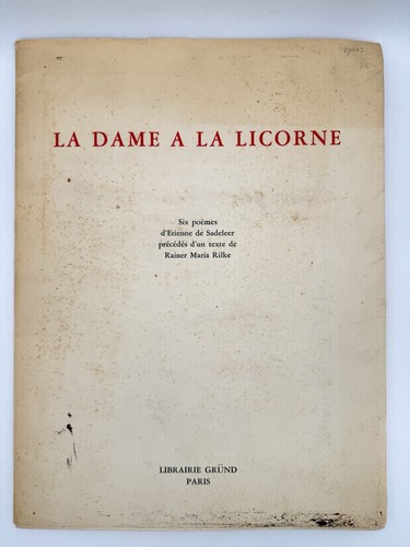 Dame licorne etienne - dame,