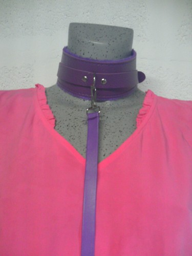 Collier violet de - collier,