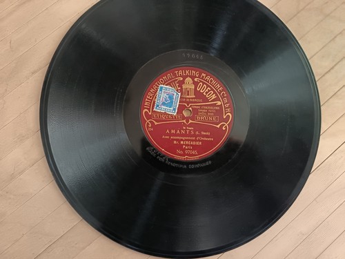 Disque tours odéon - 78,