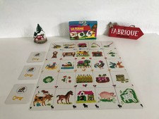 2 ⚜️ Ancien Jeu de Société Domino La Ferme D'association D'idées Nathan Complet