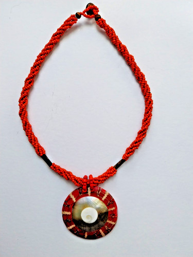 Collier perles de rocaille - collier,