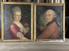 Tableau ancien auto portrait