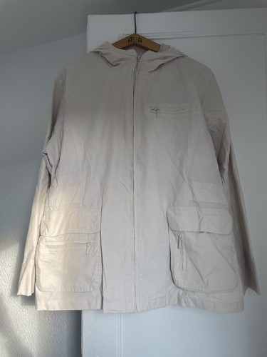 Parka blanche capuche ikebana - parka,