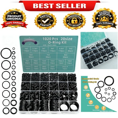 Kit 1020 joints toriques