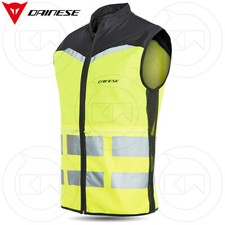 Gilet Smanicato Haute Visibilité Moto Dainese HIGH-VIS Explorer Jaune Avec Logo