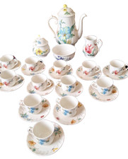 service à café 28 pièces Villeroy Boch  le bouquet