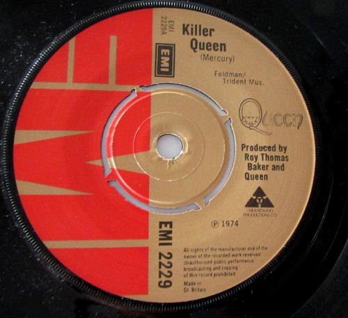 Queen killer 45t uk - ,