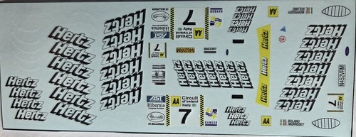 Decals ford escort - decals, 1/43