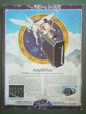 80's ANTIQUE ADVERT CLIPPING PUB - Fender Amp Flyer Back Lutheran Gretsch