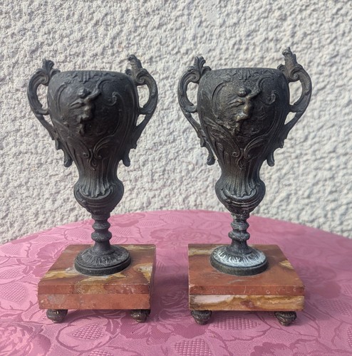 Paire cassolettes anciennes - cassolettes,