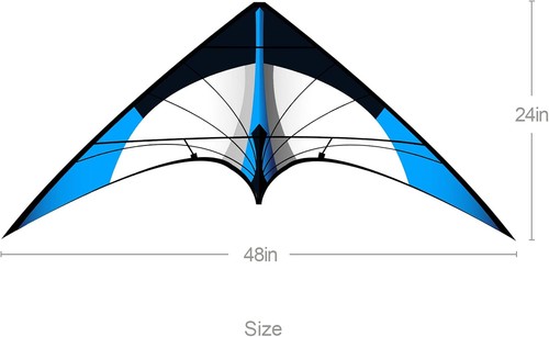 Cerf volant 48x24 pouces - cerf-volant,