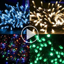 LED Guirlande Lumineuse Éclairage Intérieur Extérieur Multicolore Chaude Rouge