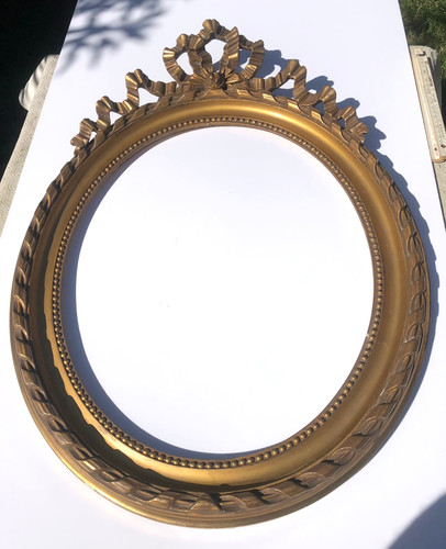 Ancien grand cadre - , ovale
