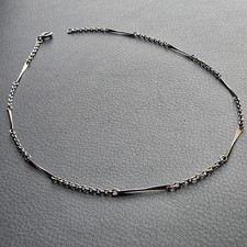 Collier segments torsadés &