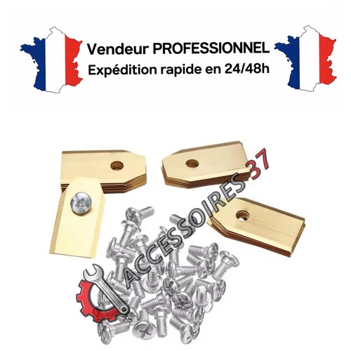 Lot lames titane pour - de, 15