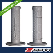 POIGNEE GUIDON GRISE MOTO